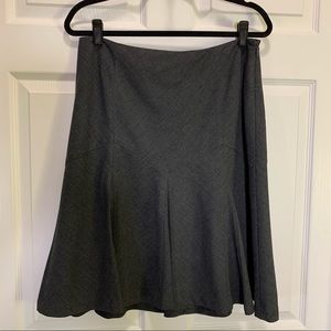 Ann Taylor Petites Gray Lined Skirt Size 12P